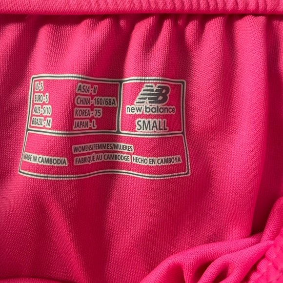 Hot pink New Balance shorts - Picture 3 of 3